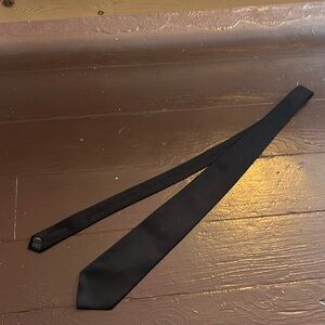 Black Satin Tie